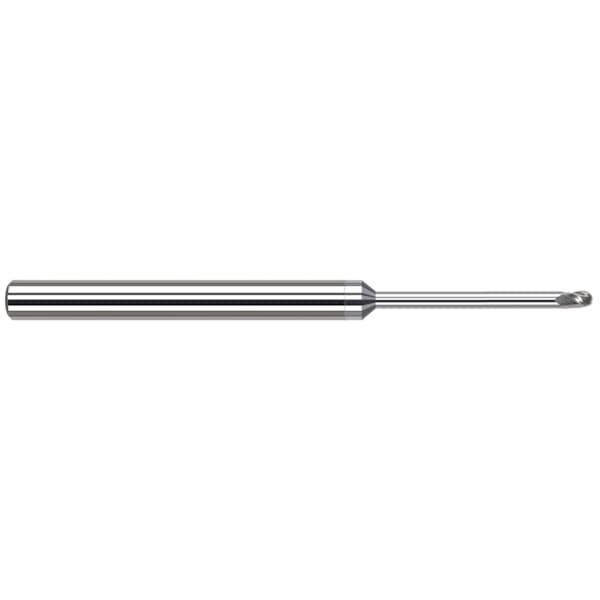 End Mill for Aluminum Alloys - Ball, 0.0620" (1/16), Number of Flutes: 3
